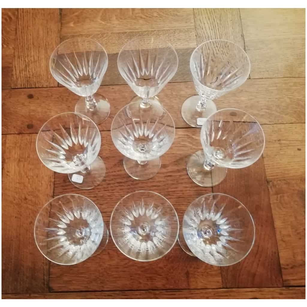 23 VILLEROY AND BOCH CRYSTAL GLASSES Messina 6 model