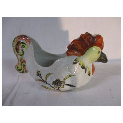 Earthenware chicken by E.Gallé 3