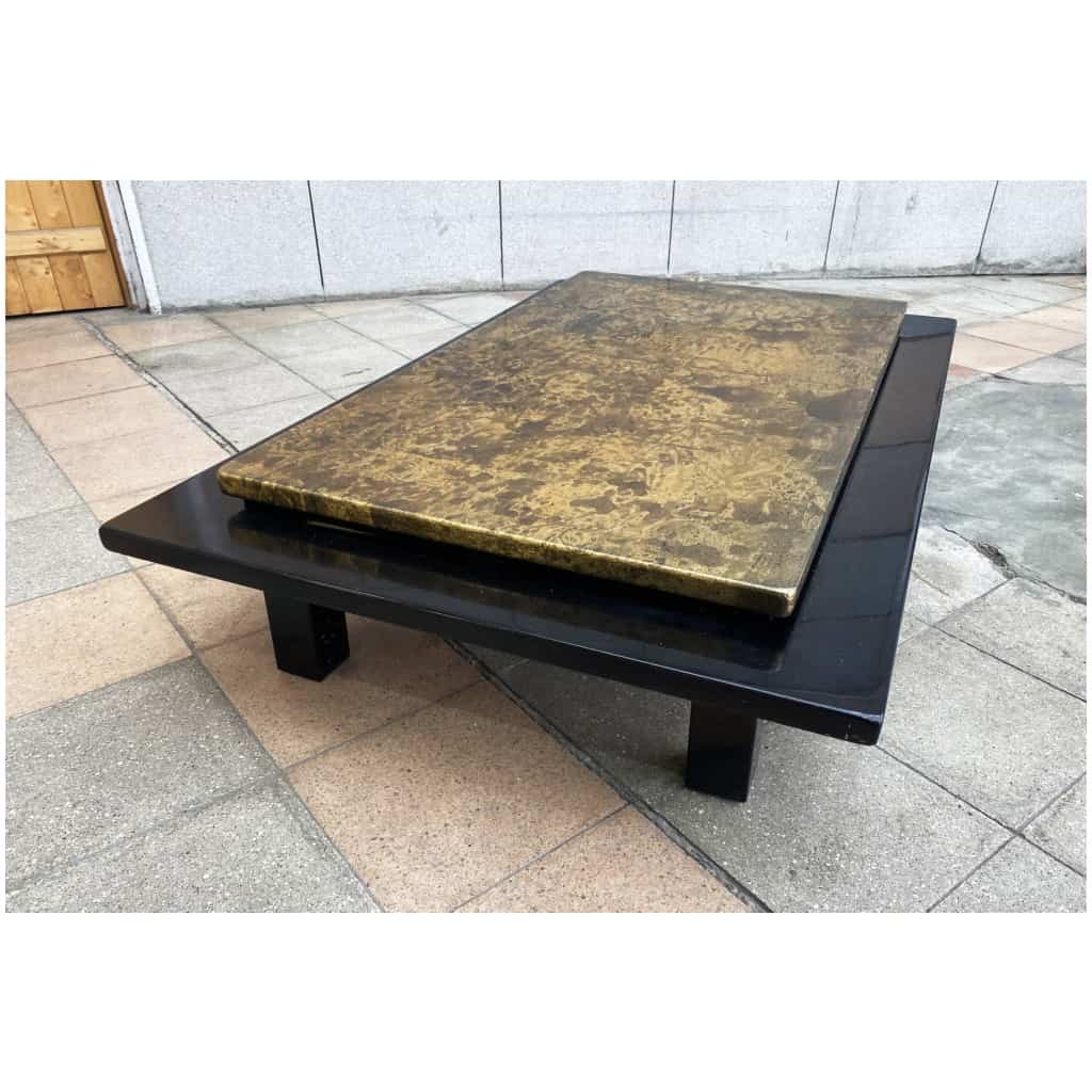Guy Lefevre for Roche Bobois Memphis coffee table in lacquered wood 1975 5