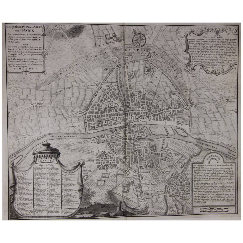 Atlas illustrant l’évolution historique de la ville de Paris 4