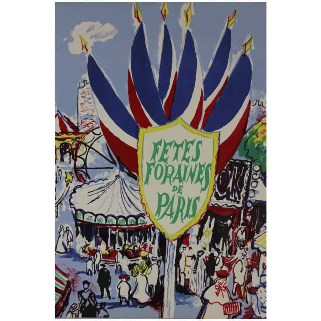 The Paris Fun Fairs, with an original watercolor by Grau Sala 3