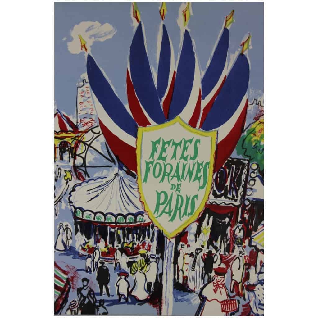 Les Fêtes foraines de Paris, avec une aquarelle originale de Grau Sala 3