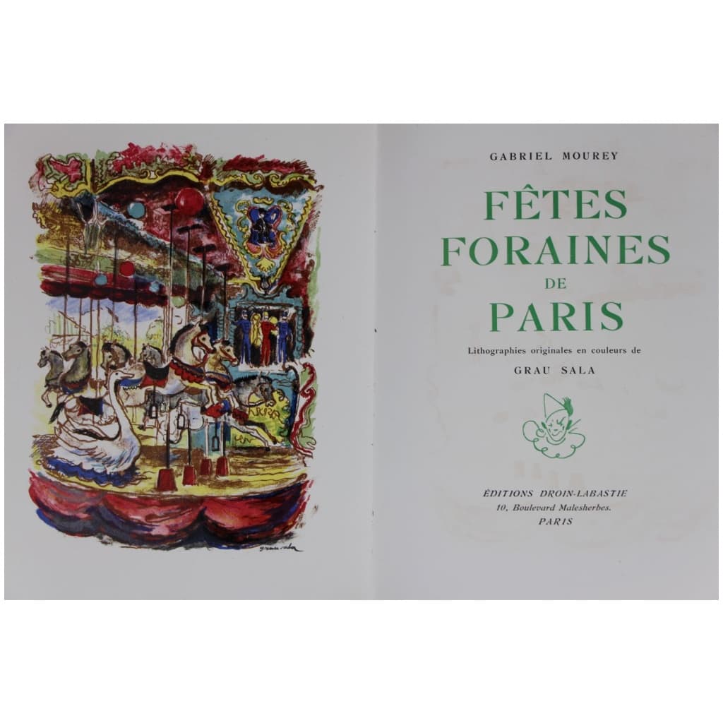 Les Fêtes foraines de Paris, avec une aquarelle originale de Grau Sala 5
