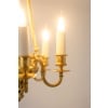 Lustre de style Louis XVI en bronze doré. Circa 1900. 23