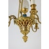 Lustre de style Louis XVI en bronze doré. Circa 1900. 31