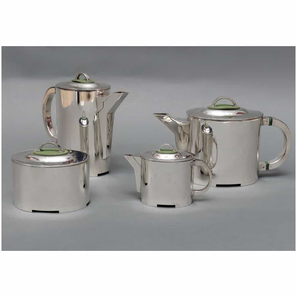 C. FJERDINGSTAD – MODERNIST TEA/COFFEE SERVICE IN STERLING SILVER CIRCA 1950 3