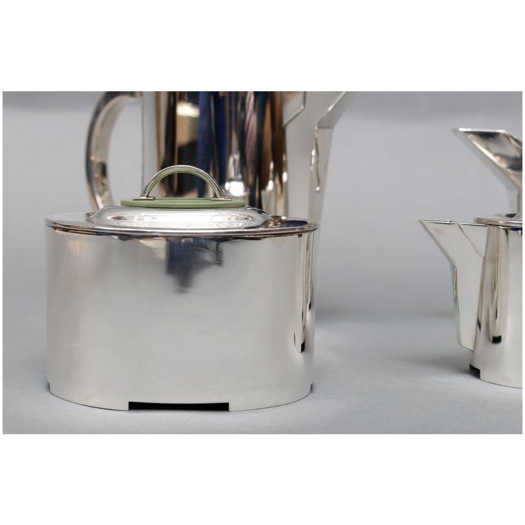 C. FJERDINGSTAD – MODERNIST TEA/COFFEE SERVICE IN STERLING SILVER CIRCA 1950 14