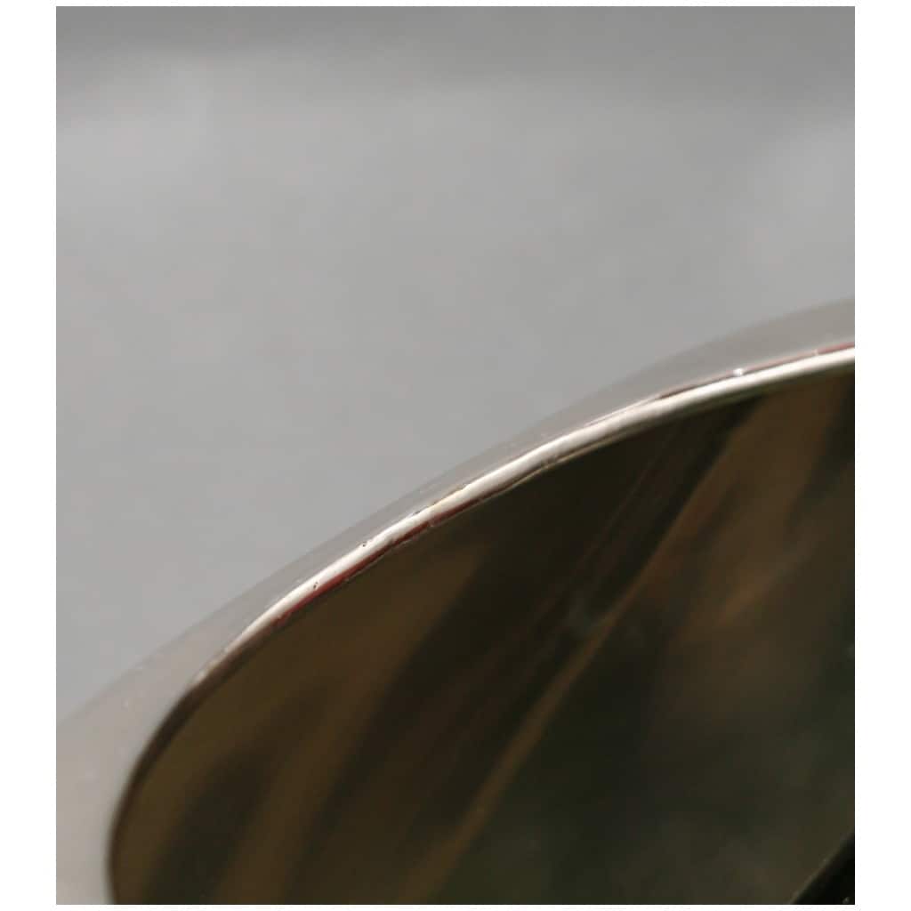 DE VECCHI – VASE/RAFRAICHISSOIR EN ARGENT MASSIF DESIGN ITALIEN 1970 8