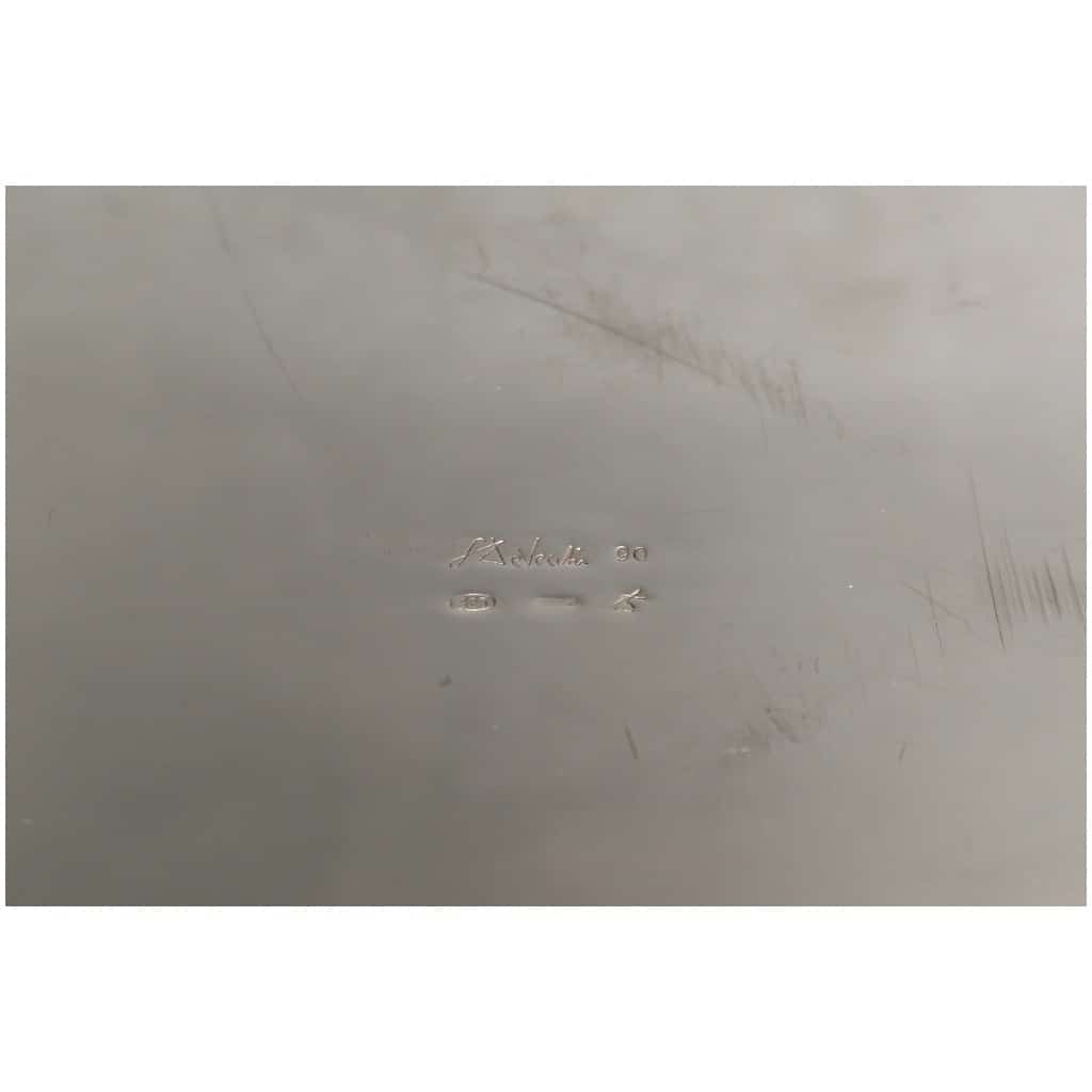DE VECCHI – VASE/RAFRAICHISSOIR EN ARGENT MASSIF DESIGN ITALIEN 1970 14