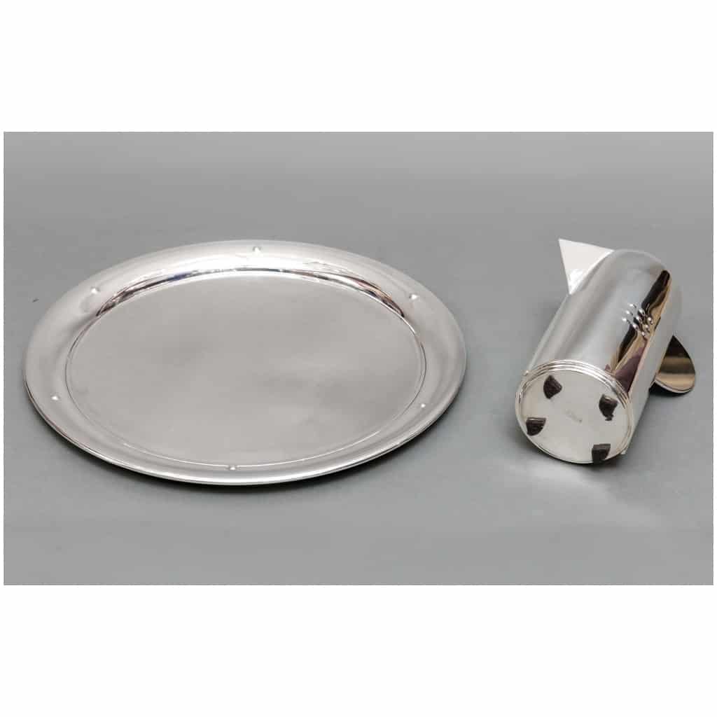 CLETO MUNARI (1930) MINIMALISM SILVER SERVICE VICENZA 8th C.