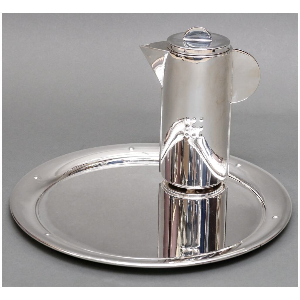 CLETO MUNARI (1930) MINIMALISM SILVER SERVICE VICENZA 13th C.