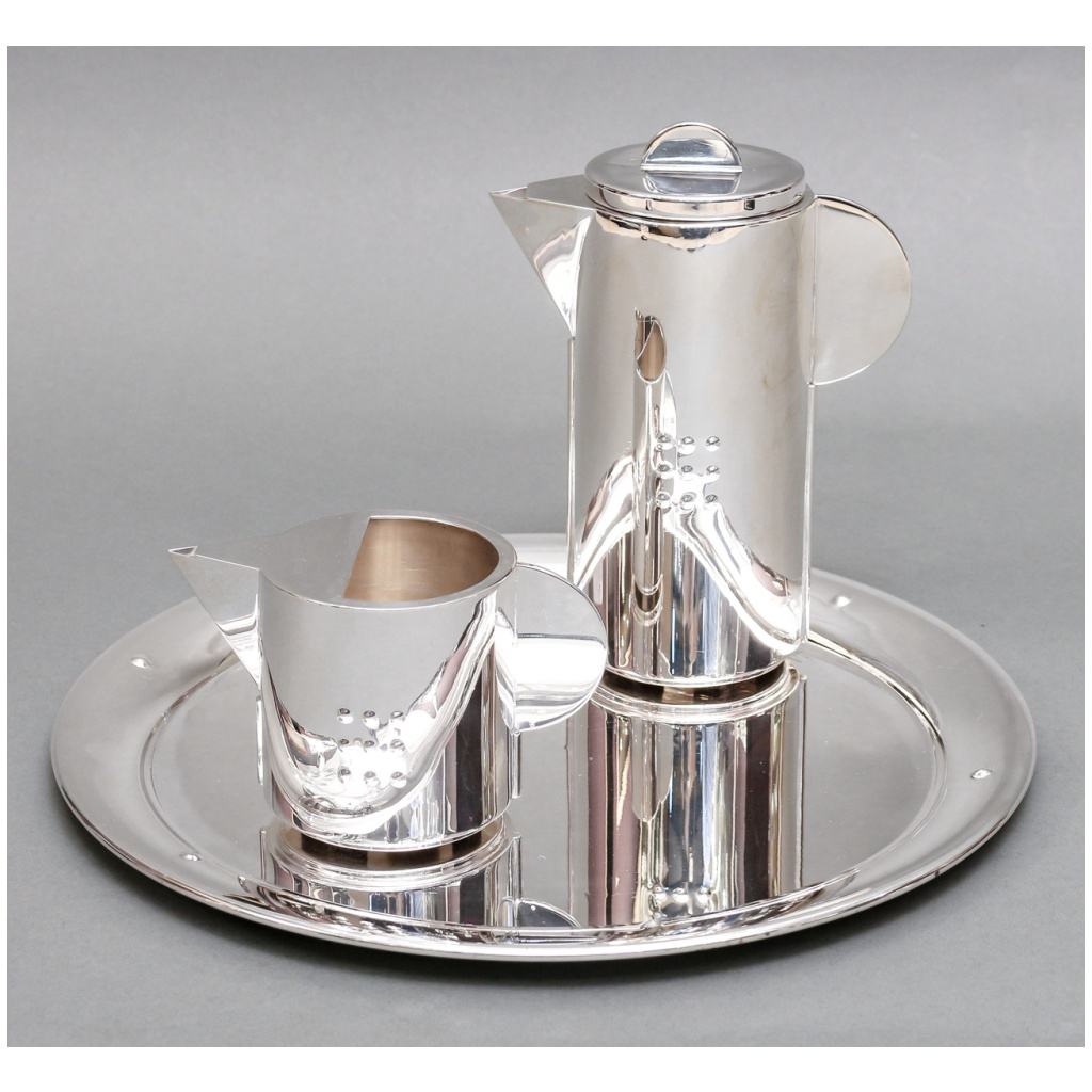 CLETO MUNARI (1930) MINIMALISM SILVER SERVICE VICENZA 14th C.