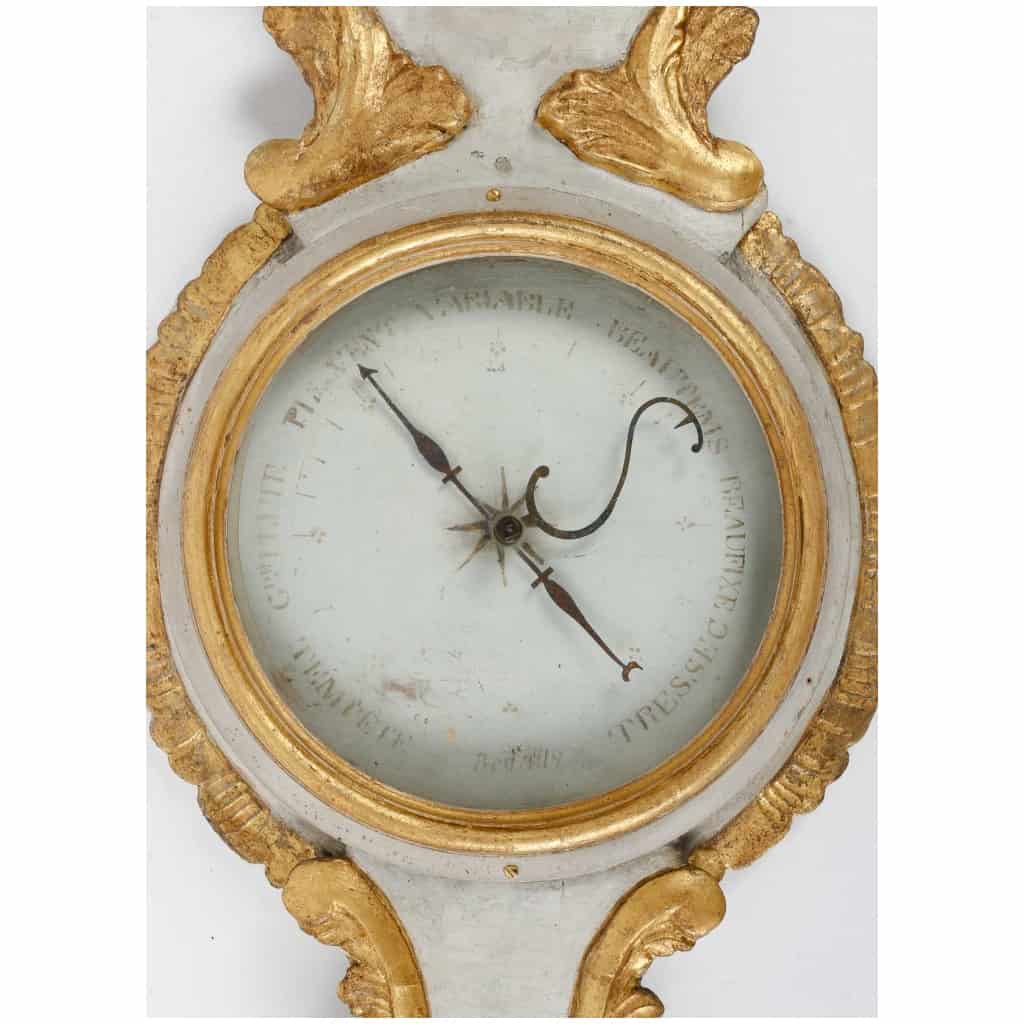Baromètre – thermomètre d’époque Louis XV (1724 – 1774). 5
