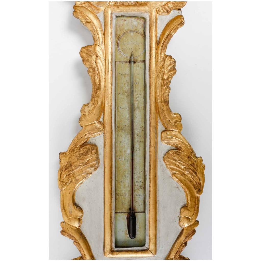Barometer – thermometer from the Louis XV period (1724 – 1774). 4