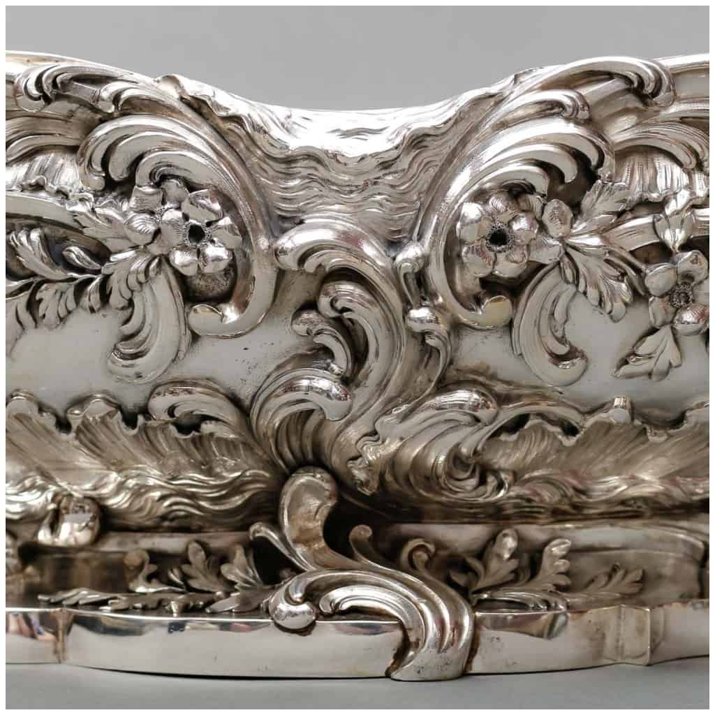 TIFFANY & CO – IMPORTANT PERIOD STERLING SILVER PLANTER XIXTH CENTURY 5
