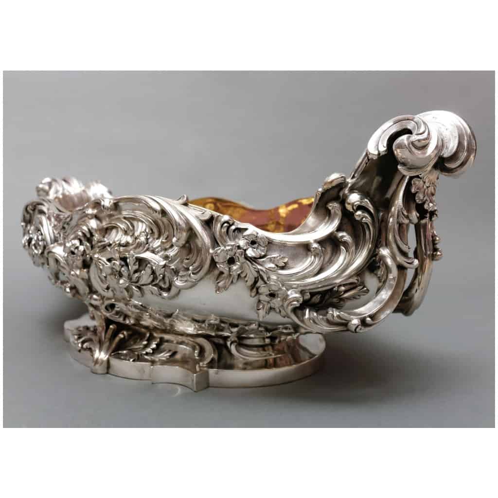 TIFFANY & CO – IMPORTANT PERIOD STERLING SILVER PLANTER XIXTH CENTURY 11