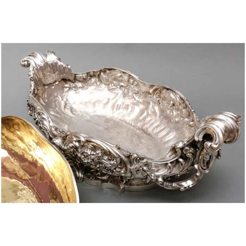 TIFFANY & CO – IMPORTANT PERIOD STERLING SILVER PLANTER XIXTH CENTURY 17