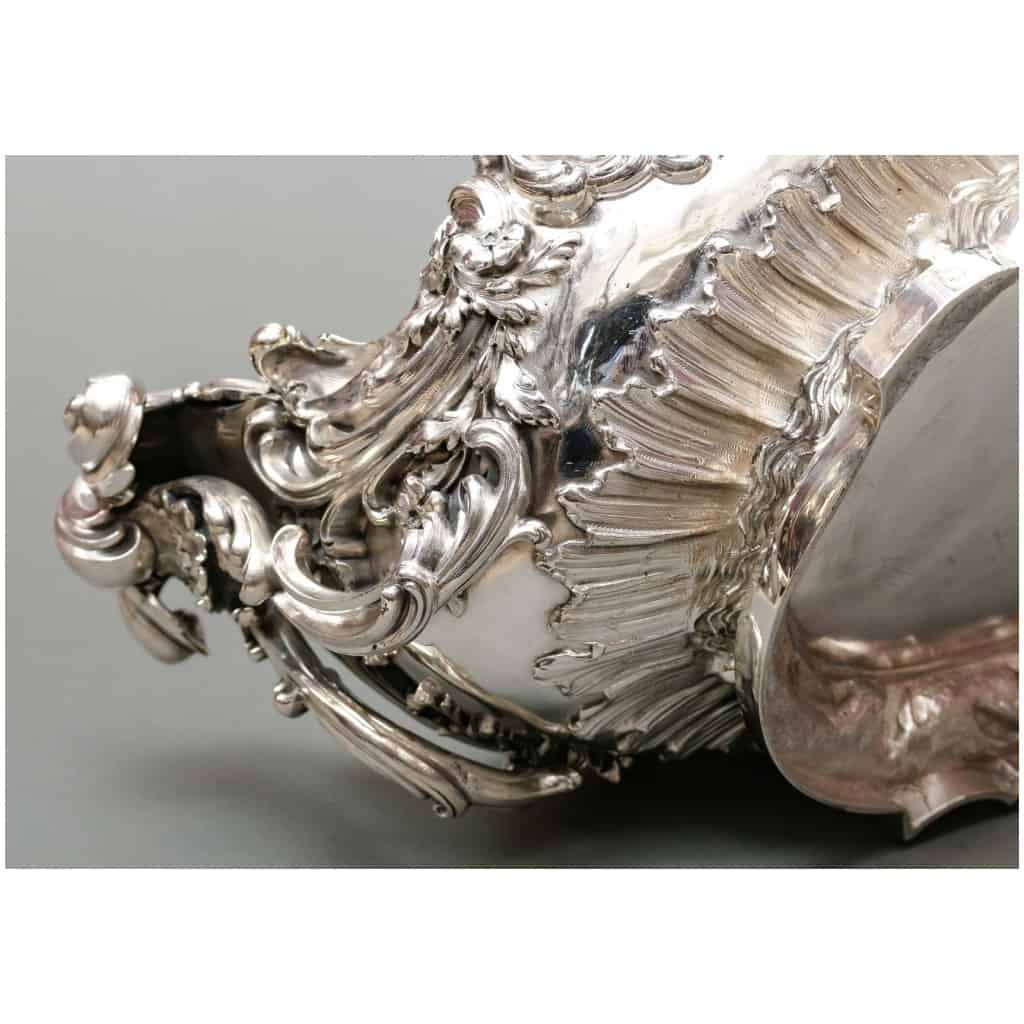 TIFFANY & CO – IMPORTANT PERIOD STERLING SILVER PLANTER XIXTH CENTURY 37