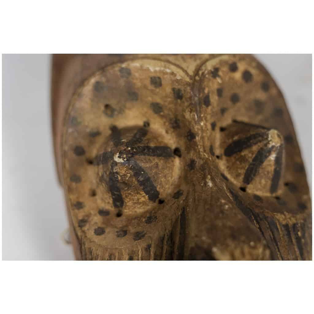 African mask “Kuba Babuka” in wood and pigments. 20th century. 7