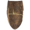 Masque africain « Kuba Babuka » en bois et pigments. 20e siècle. 12