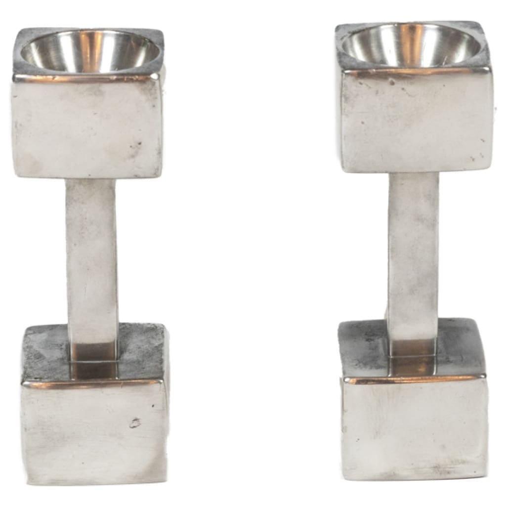 Astrid Fog for Just Denmark. Pair of candlesticks. 1960s. 3