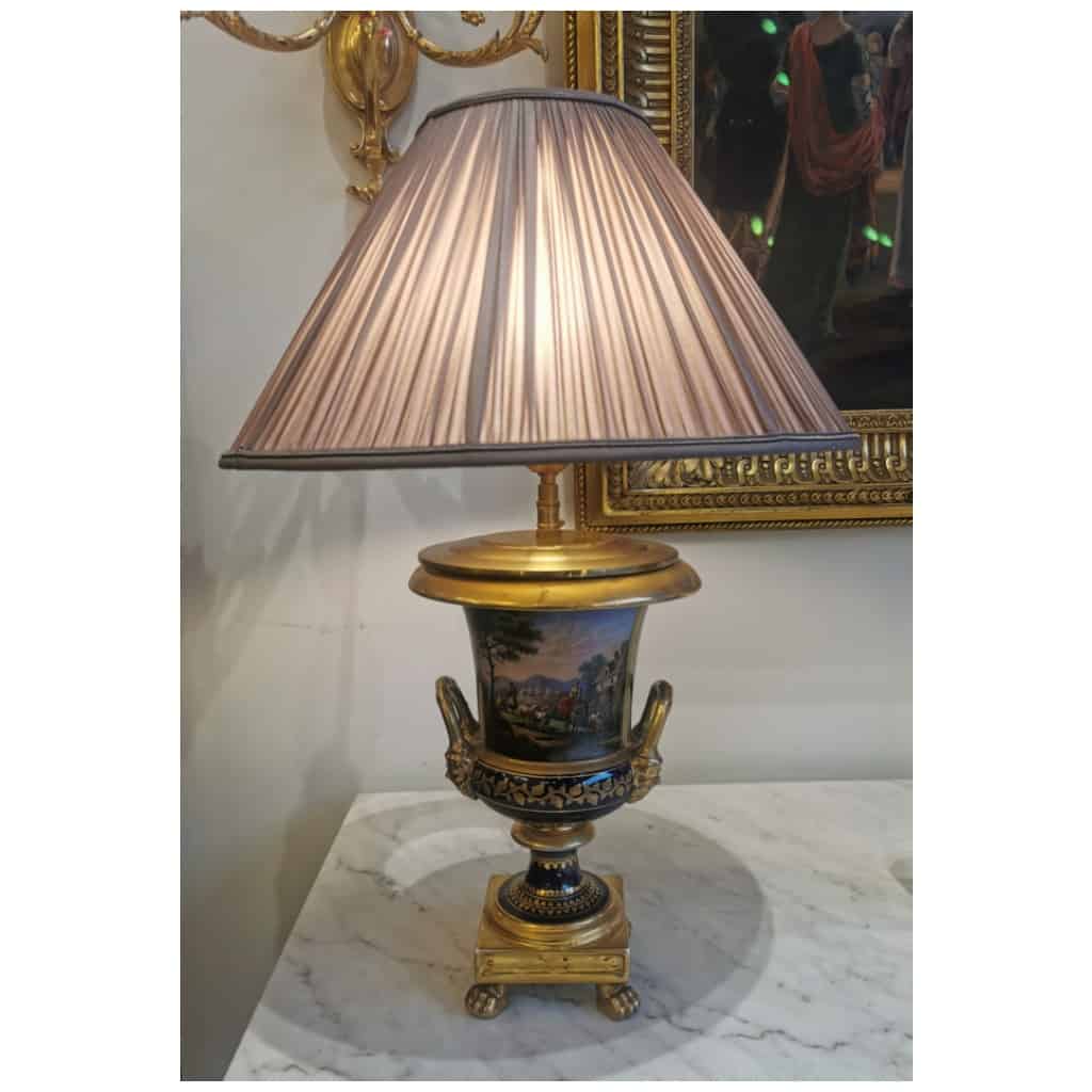 Paire De Lampes En Porcelaine Limoges 4