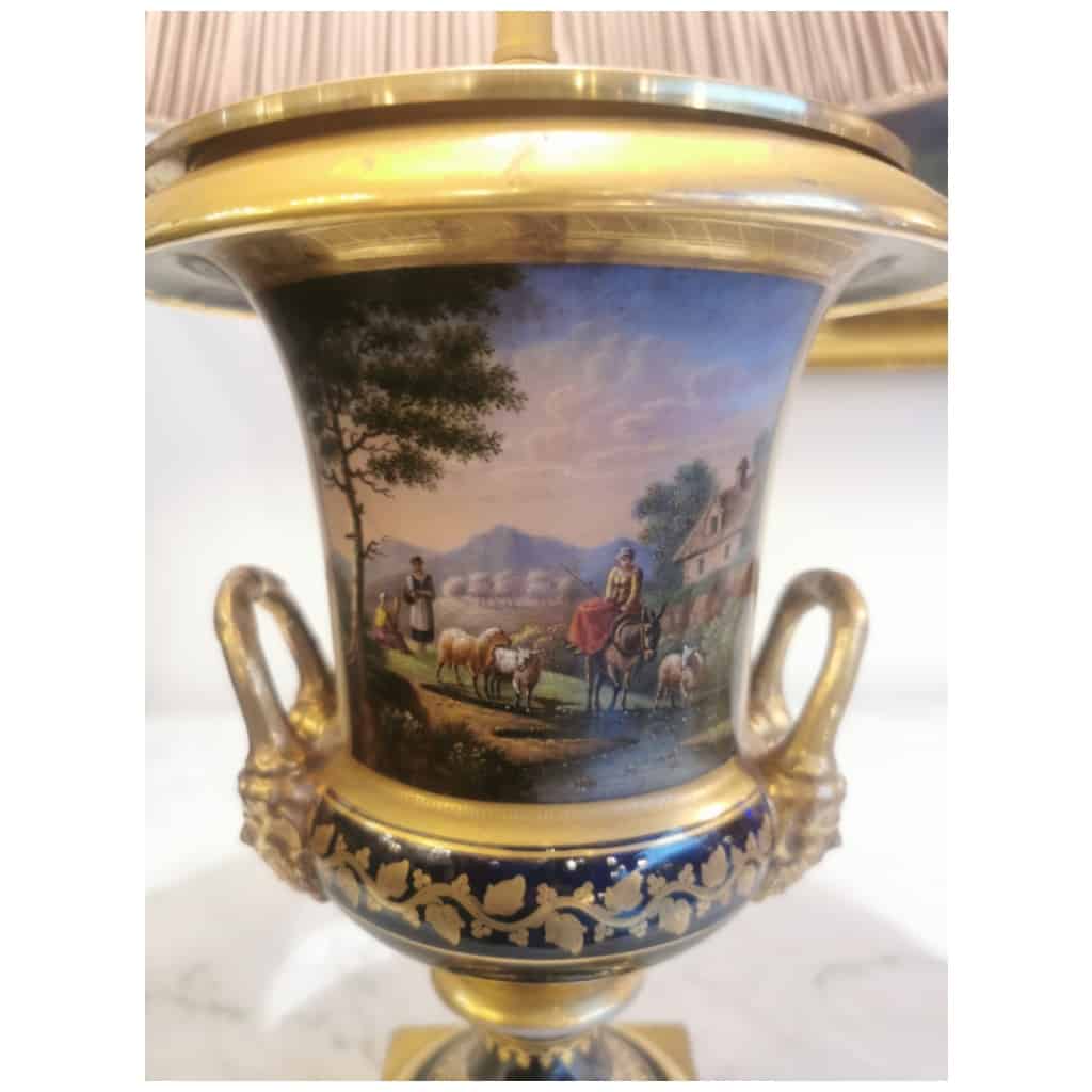 Paire De Lampes En Porcelaine Limoges 8