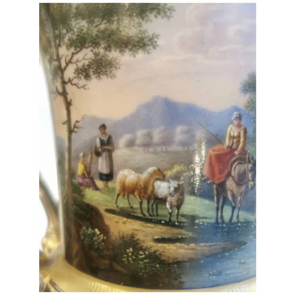 Paire De Lampes En Porcelaine Limoges 9
