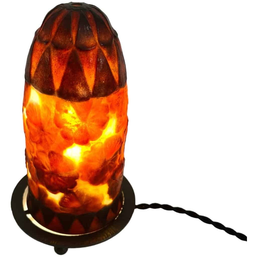 1926 Gabriel Argy Rousseau – Corolle Glass Paste Night Light 10