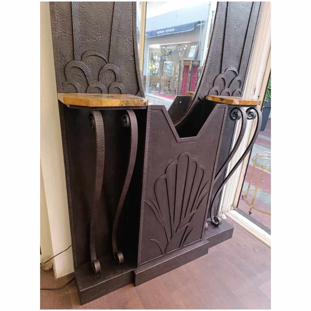 Art Deco Wrought Iron Coat Rack 7