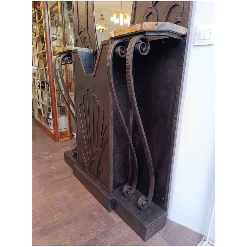 Art Deco Wrought Iron Coat Rack 8