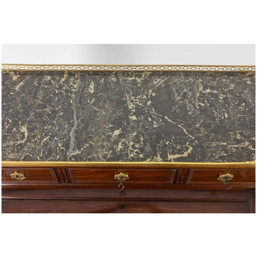 Desk – or secretary, cylinder, mahogany. Late period XVIIIAnd. 16