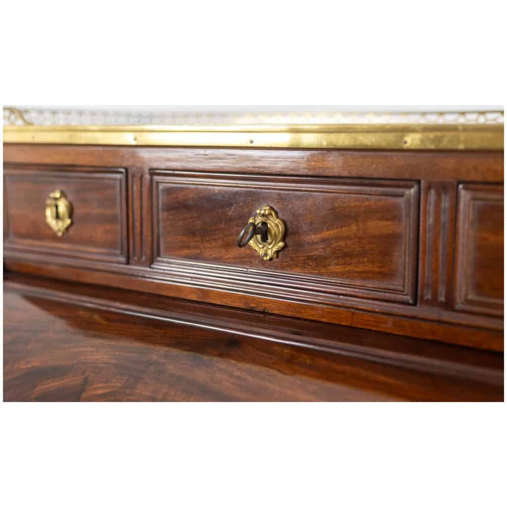 Desk – or secretary, cylinder, mahogany. Late period XVIIIAnd. 6
