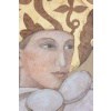 Toile peinte représentant un élégant italien. Travail contemporain. 10