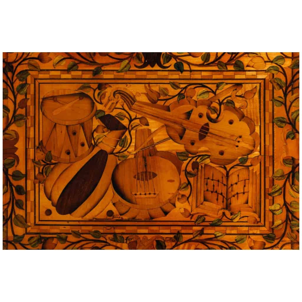 Marquetry cabinet. 6