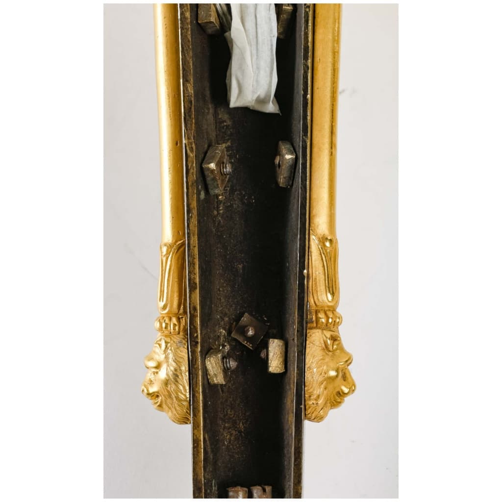 Pair of 1st Empire period sconces (1804 – 1815). 4