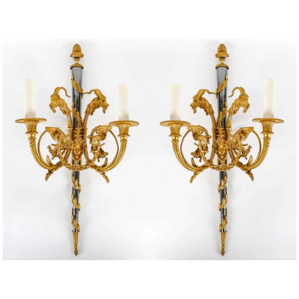 Pair of Louis style sconces XVI. 3