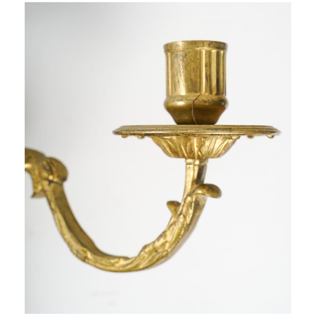 Paire d’appliques d’époque Louis XVI (1774 – 1793). 7