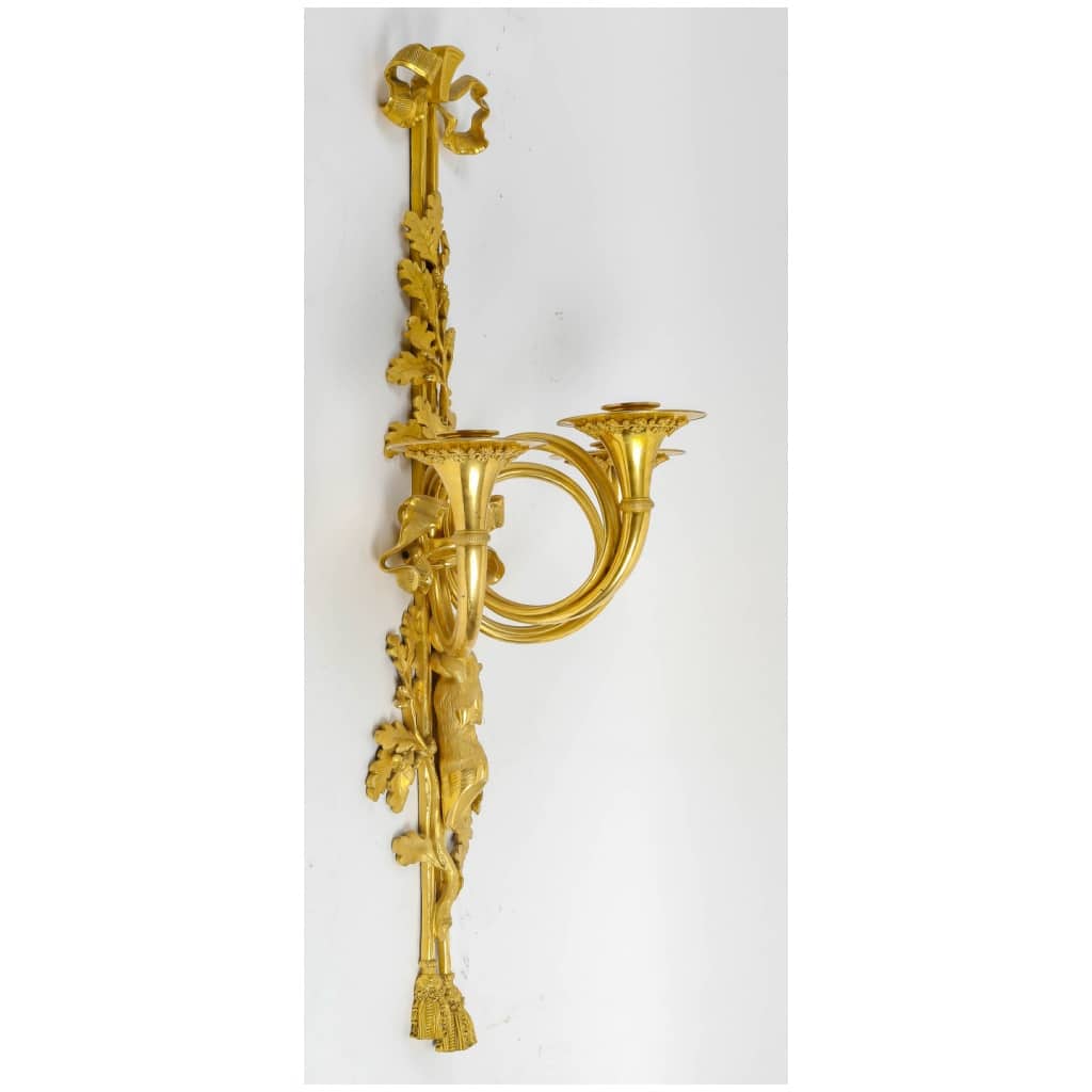 Pair of important Louis style sconces XVI. 9