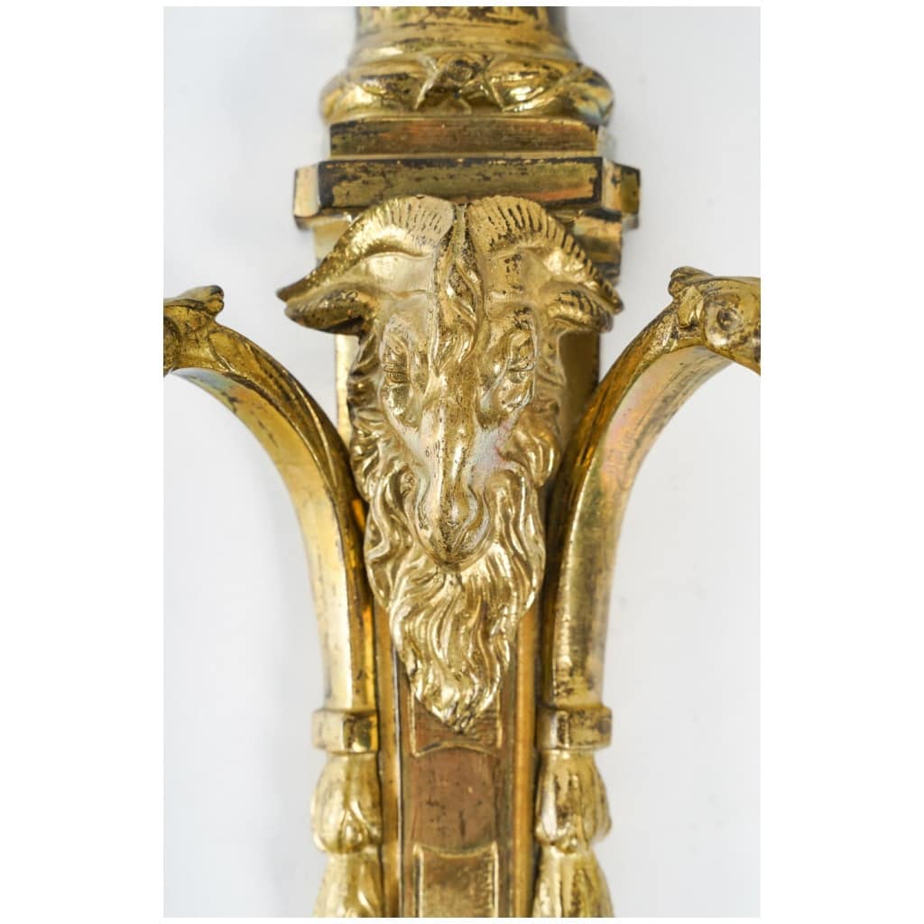 Paire d’appliques d’époque Louis XVI (1774 – 1793). 6