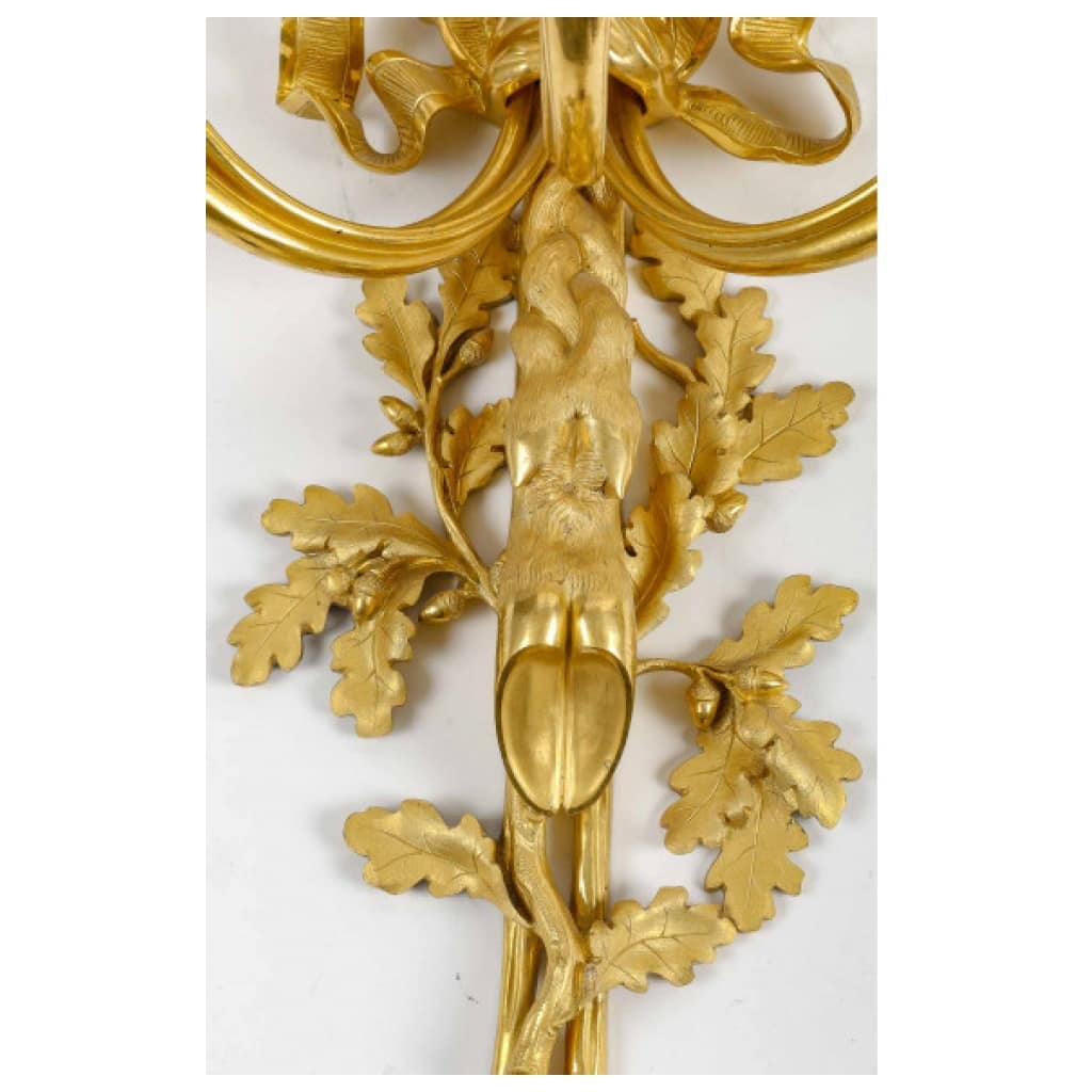 Pair of important Louis style sconces XVI. 6