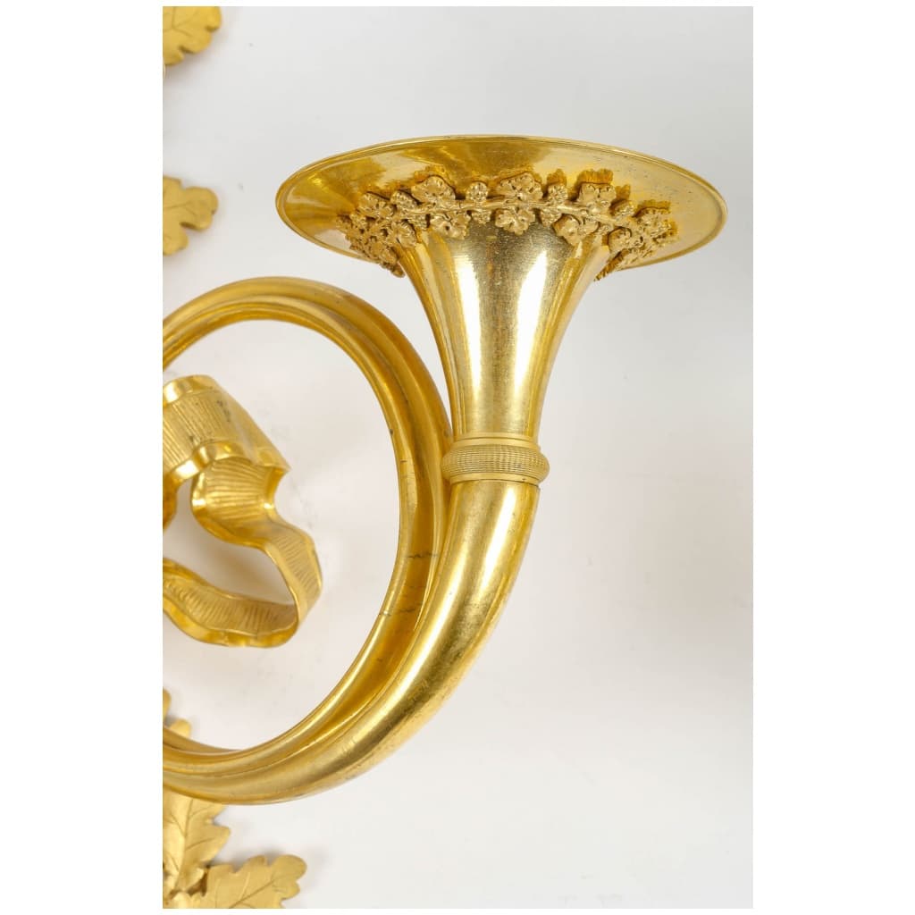 Pair of important Louis style sconces XVI. 5