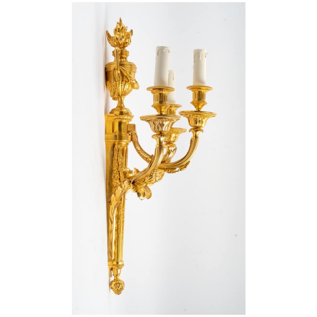 Pair of Louis style sconces XVI. 4