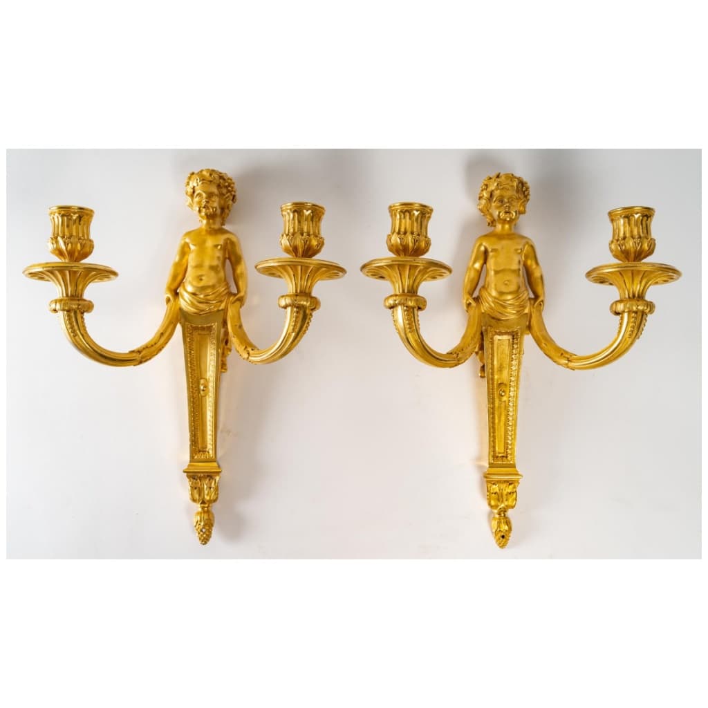 Pair of Louis period sconces XVI (1774 – 1793). 3