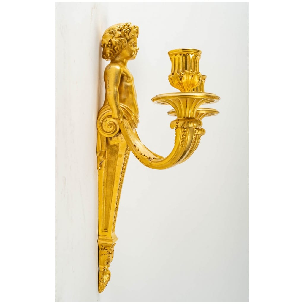 Pair of Louis period sconces XVI (1774 – 1793). 7