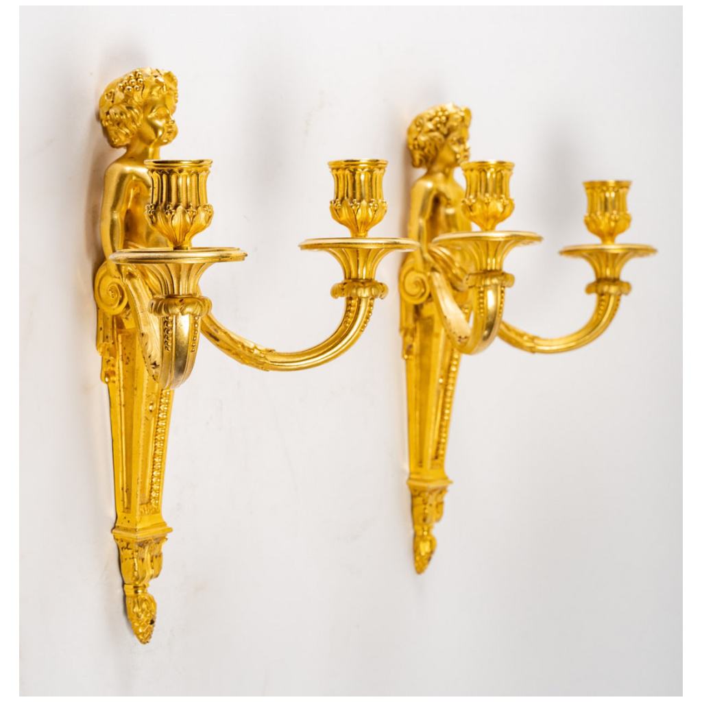 Pair of Louis period sconces XVI (1774 – 1793). 5