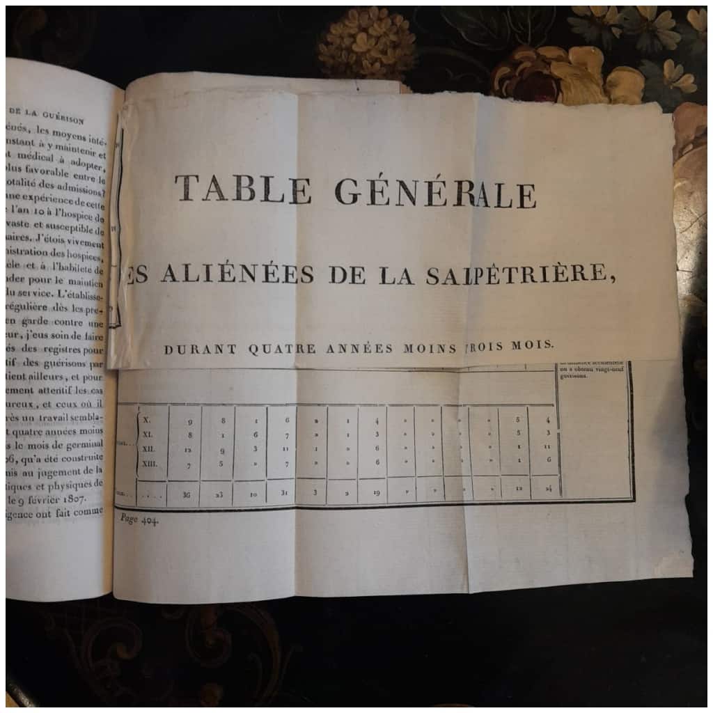 Pinel Philippe, Traité Médico-philosophique sur l’aliénation mentale, seconde édition, 1809 14