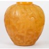 René Lalique ,1919 ,Vase « Perruches » Butterscotch. 11