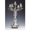 ORFEVRE MERITE – PAIRE DE CANDÉLABRES EN ARGENT MASSIF XIXE 46
