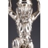 ORFEVRE MERITE – PAIRE DE CANDÉLABRES EN ARGENT MASSIF XIXE 58